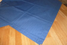 Tischdecke 125 x 170 cm rechteckig Leinenoptik dunkelblau pflegeleicht elegant