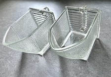 2 große Glasschütten vintage