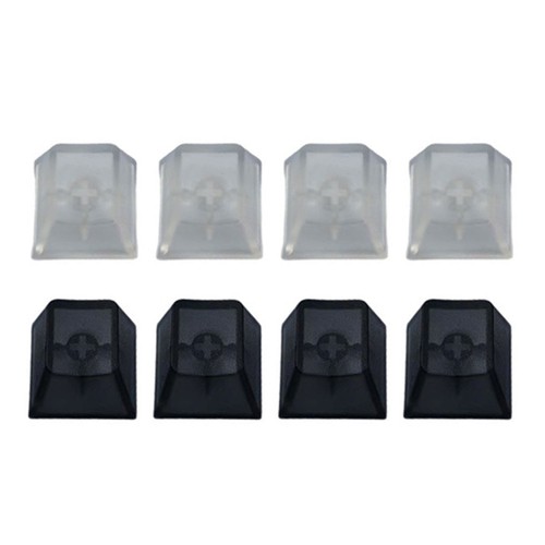 4pcs transparent abs keycap - transparent,