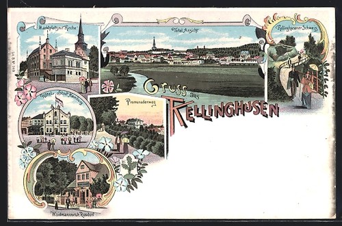 Lithographie kellinghusen - lithographie,