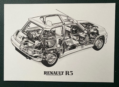 Renault turbo 1980 - r5, kunst
