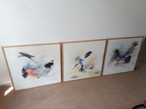 Original triptychon sigrid - triptychon,