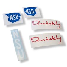 NSU Quickly N S Urquickly * Aufkleber SET * Sticker Logo Abziehbilder