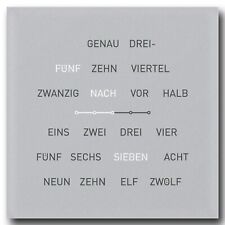 Wortuhr LISA - Silber - orig