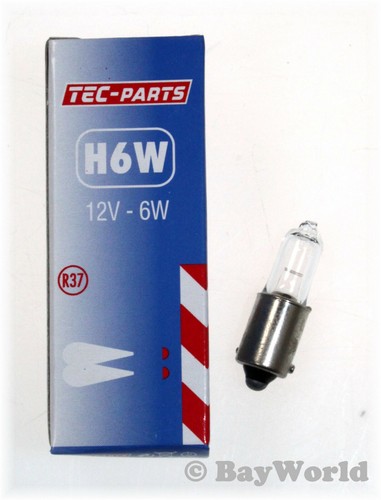 H6w 12v 6w - 6w, bax9s