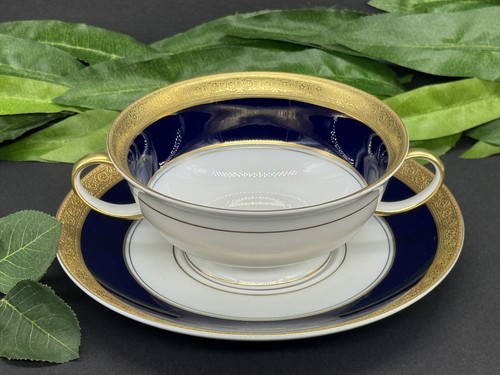 Rosenthal aida kobalt - aida, Ätzgold