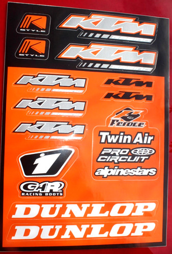 Ktm motorrad aufkleber set - ktm,