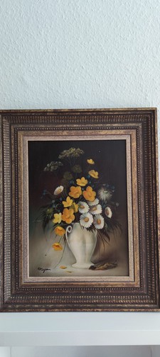 ölgemälde mit blumenmotiv - mit,