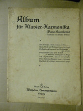 Musiknoten " Album für Klavier und Piano-Akkordeon " Verlag W. Zimmermann