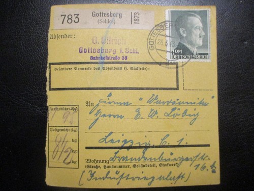2754 paketkarte aus - paketkarte,