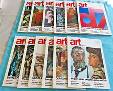 Art Das Kunstmagazin  kompletter Jahrgang von 1982
