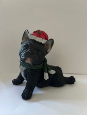 hund deko figur, schwarz, top