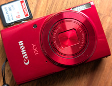 Neuwertige Canon IXY 190 rot