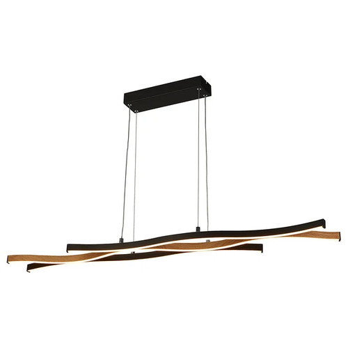 Pendelleuchte swirl schwarz - swirl,