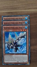 Yugioh, 3x Schmetterling-Fisch, ROTA-DE088, Common