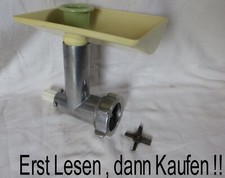 Braun 4195 Power plus Fleischwolf Ersatzteil Lochscheibe Messer Schraube Stopfer