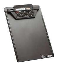 Ecobra Klemmbrett mit Rechner-Klemmschiene - schwarz