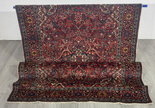 Schöner Sarough GEREINIGT Orientteppich Perserteppich Teppich 200cmx148cm G0237