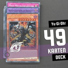 Yugioh! - Rotäugiger Schwarzer Drache Deck - Red-Eyes - Dragoner - Deutsch! ⚫?