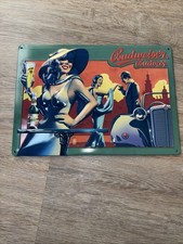 Schönes Budweiser Blechschild, in guten Zustand