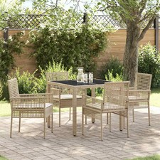 Garten Essgruppe Poly-Rattan