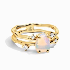 Opal Ring - Flow 18k Gold