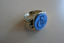 585er Gelbgold Siegelring m Lagenstein Ringgroße 60 Kopf 19x14 mm Gew 7,2 Gramm