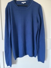 Kashmir/Seide Damen Pullover Blau