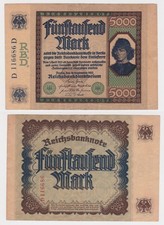 5000 Mark Banknote Inflation