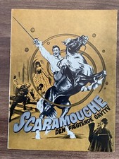 La máscara de Scaramouche Gérard Barray, Michèle G 1963 Danish Movie Program
