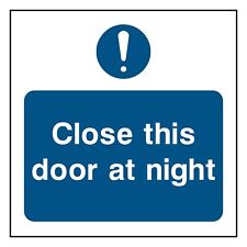 Schließen Sie diese Tür bei