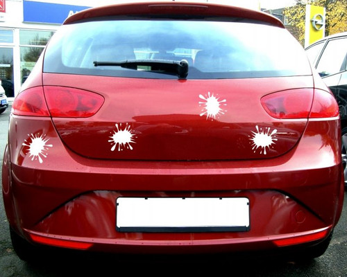 Farbkleckse aufkleber klecks - farbkleckse,