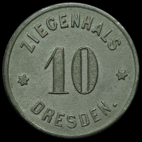 Wertmarke pfennig zink - wertmarke:,