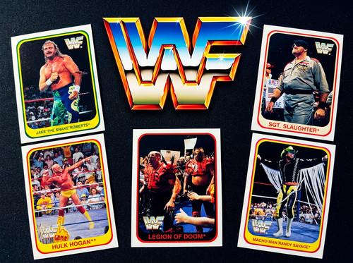 Wwf sammelkarten 1991 merlin - wwf,