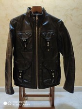 Peuterey Fir Vit - Motorrad Lederjacke Herren