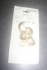 Haken IKEA, DATID 2, noch original verpackt, massiv Messing 2 Stück