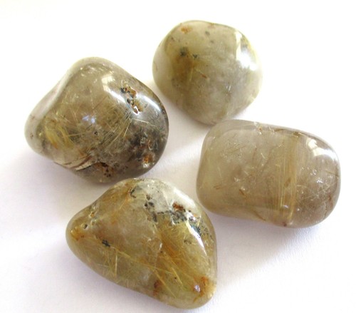Trommelsteine rutilquarz - 4,