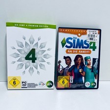PC - Die Sims 4 Premium Edition (OHNE Buch) + An die Arbeit! - GUT
