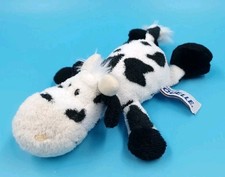 NICI für Quelle Schlenker Kuh Schwarz Weiß 19 cm Lang Stofftier RAR