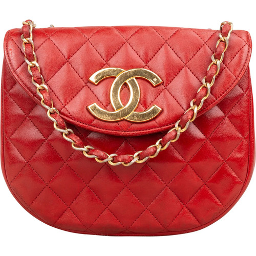 Chanel quilted lambskin half - chanel,