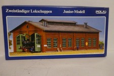 POLA H0 1020 ZWEISTÄNDIGER LOKSCHUPPEN  JUNIORMODELL UNGEBAUT IN OVP