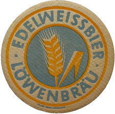 ALTER BIERDECKEL Löwenbräu