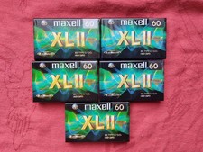 5 Maxell XL II 60 NOS