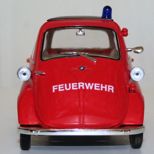 Modellauto bmw isetta 250 - bmw, rot
