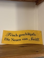Steiff Werbeschild Vintage