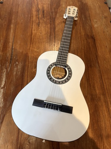 Weiße kindergitarre - weiße,