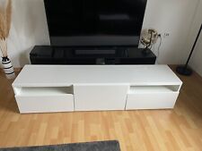 Ikea Sideboard weiß Hochglanz mit Glasplatte, gebraucht