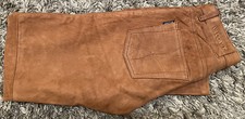 Wallaby Lederhose Leder Jeans Hose W28/L32  Braun Leather neuwertig