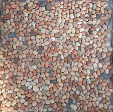 Restposten 19qm Knief Flusskiesel Wolga auf Matten verklebt 30x30cm Nr. 335