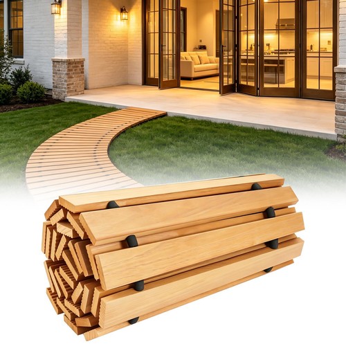 Rollweg 216x43cm holz lärche - rollweg,